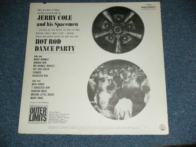 画像: JERRY COLE and His SPACEMEN - HOT ROD DANCE PARTY  with Bonus Pin-up (Matrix # A:T1-2061-F1#2 /B:T2-2044-F1#2  : Ex++/Ex+++ B-3:Ex+ )  / 1964 US AMERICA ORIGINAL MONO Used LP 