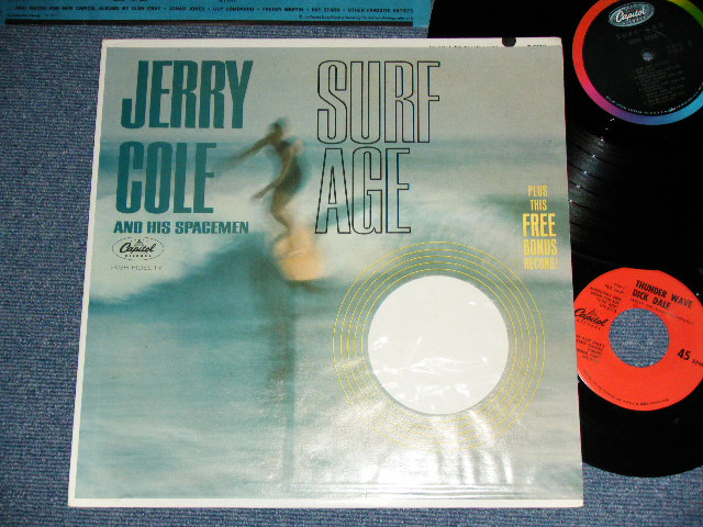 画像1: JERRY COLE and His SPACEMEN - SURF AGE  ( with Bonus EP : Matrix # A: T1-2112 F1 / B: T2-2112 G-2 : Ex+++/MINT- EP:MINT-)  / 1964 US AMERICA ORIGINAL MONO  Used  LP 