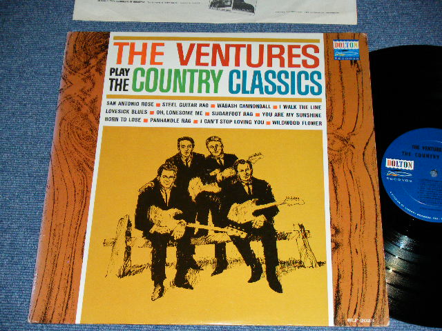 画像1: THE VENTURES - Play COUNTRY CLASSICS ( First Cover Design : Matrix # A:BLP-2023-2-SIDE-1 1A/B) BLP-2023-2-SIDE-2  ; Ex+++/MINT- ) / 1963 US AMERICA ORIGINAL "DARK BLUE With BLACK PRINT Lavel" MONO Used LP 