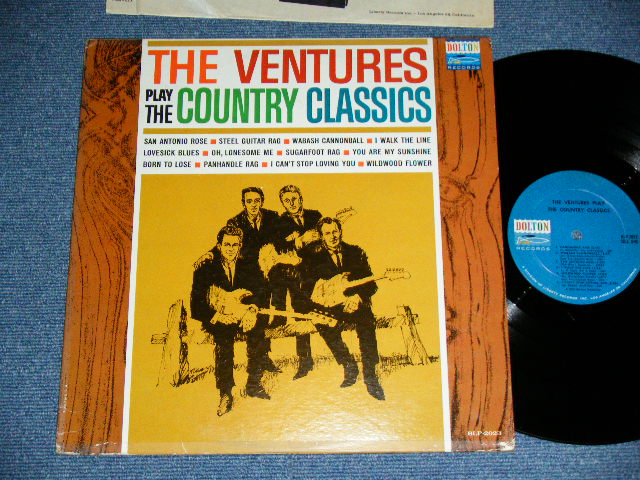 画像1: THE VENTURES - Play COUNTRY CLASSICS ( First Cover Design : Matrix # A:BLP-2023-S1A/B) BLP-2023-S2   ; Ex+/Ex++ ) / 1963 US AMERICA ORIGINAL "DARK BLUE With BLACK PRINT Lavel" MONO Used LP 