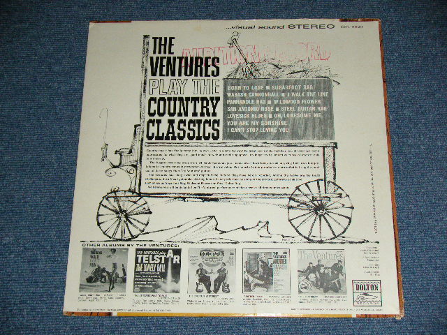 画像: THE VENTURES - Play COUNTRY CLASSICS ( First Cover Design : Matrix # A:BST 8023 S-1/B) BST 8023 S-2 ; Ex/MINT- ) / 1963 US AMERICA ORIGINAL "AUDITION Label PROMO" STEREO Used LP 