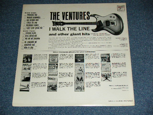 画像: THE VENTURES - I WALK THE LINE (aka Play COUNTRY CLASSICS) ( Second Cover Design : Matrix # A:BLP-2023-2 SIDE 1 /B) BLP-2023-2 SIDE 2  ; Ex+++/Ex+++  ) / 1965 US AMERICA ORIGINAL 'Second 2nd Press COVER' "DARK BLUE With BLACK PRINT Lavel" MONO Used LP 