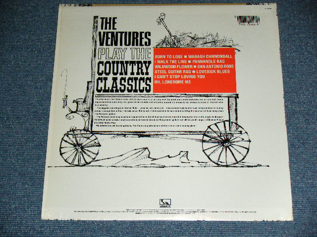 画像: THE VENTURES - COUNTRY CLASSICS ( REISSUE 10 TRACKS Version : MINT/MINT ) / 1980's Version? US AMERICA REISSUE  STEREO Used LP 