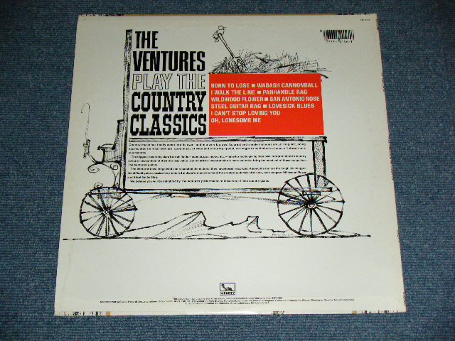 画像: THE VENTURES - COUNTRY CLASSICS ( REISSUE 10 TRACKS Version : Ex+++/MINT ) / 1980's Version? US AMERICA REISSUE  STEREO Used LP 