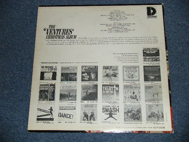 画像: THE VENTURES -  CHRISTMAS ALBUM ( Matrix Number A) 1 B) 2   : Ex++/MINT- B-6:Ex+ )  /  1965 US AMERICA Version "'AUDITION LABEL PROMO" MONO Used LP 