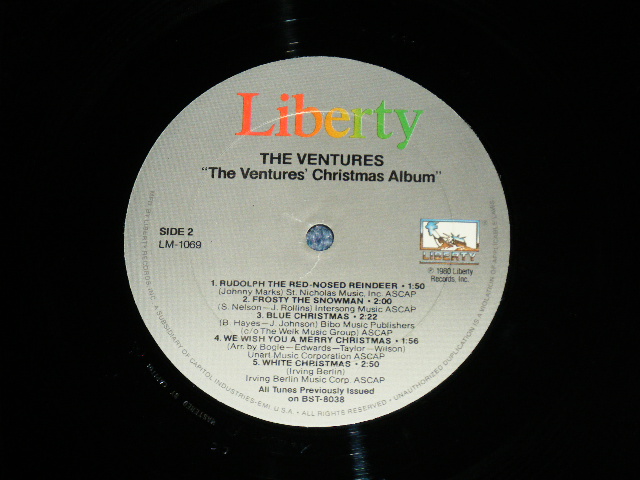 画像: THE VENTURES -  CHRISTMAS ALBUM ( １０ＴｒａｃｋｓＶｅｒｓｉｏｎ　:Ex++/Ex+++)  /  1980 US AMERICA REISSUE  Used LP 