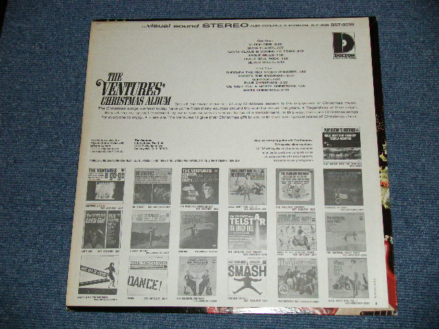 画像: THE VENTURES -  CHRISTMAS ALBUM ( Matrix Number A) 2 SIDE 1 B) 2 SIDE 2 :  Ex++/Ex++  )  /  1967 US AMERICA Version "'D' Mark Label" STEREO Used LP 