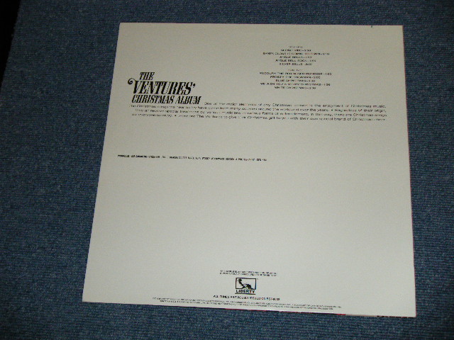 画像: THE VENTURES -  CHRISTMAS ALBUM ( １０ＴｒａｃｋｓＶｅｒｓｉｏｎ　:MINT-/MINT )  /  1980 US AMERICA REISSUE  Used LP 