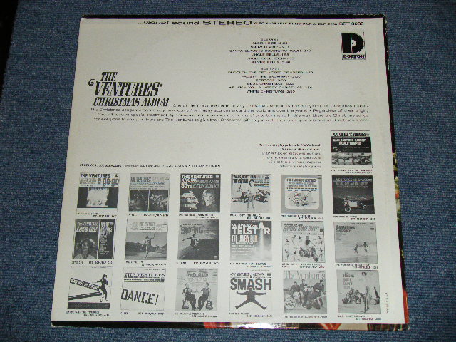 画像: THE VENTURES -  CHRISTMAS ALBUM ( Matrix Number A) -1/B) -2  Ex++,Ex+++/Ex++ Looks: Ex+ )  /  1966 US AMERICA Version "Blue with BLACK  Print Label" STEREO Used LP 