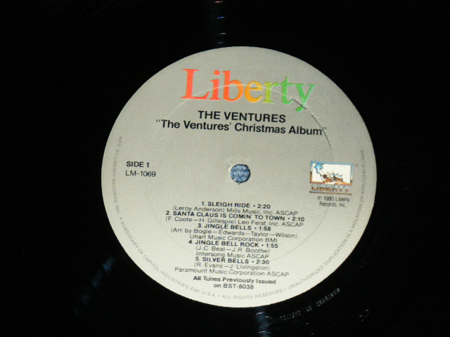 画像: THE VENTURES -  CHRISTMAS ALBUM ( １０ＴｒａｃｋｓＶｅｒｓｉｏｎ　:Ex++/Ex+++)  /  1980 US AMERICA REISSUE  Used LP 