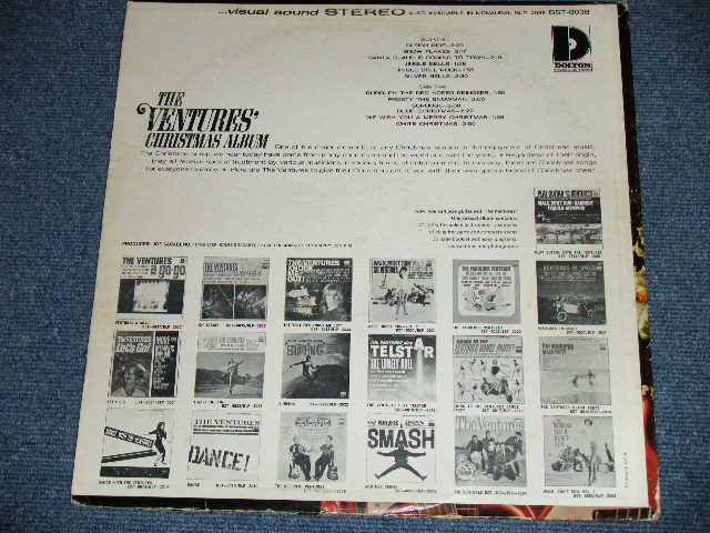 画像: THE VENTURES -  CHRISTMAS ALBUM ( Matrix Number A) 2 SIDE 1 B) 2 SIDE 2 :  Ex/Ex  )  /  1967 US AMERICA Version "'D' Mark Label" STEREO Used LP 