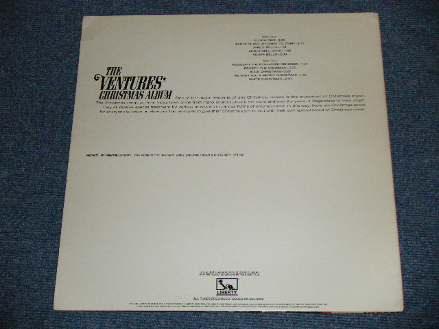 画像: THE VENTURES -  CHRISTMAS ALBUM ( １０ＴｒａｃｋｓＶｅｒｓｉｏｎ　:Ex++/Ex+++)  /  1980 US AMERICA REISSUE  Used LP 