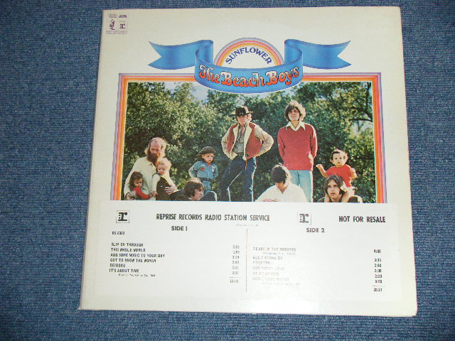 画像: The BEACH BOYS - SUNFLOWER ( Matrix Number A) 31007-A-1A / B) 31008-B-1A  : Ex++/MINT- )   / 1970  US AMERICA  ORIGINAL "WHITE LABEL PROMO" Used LP 