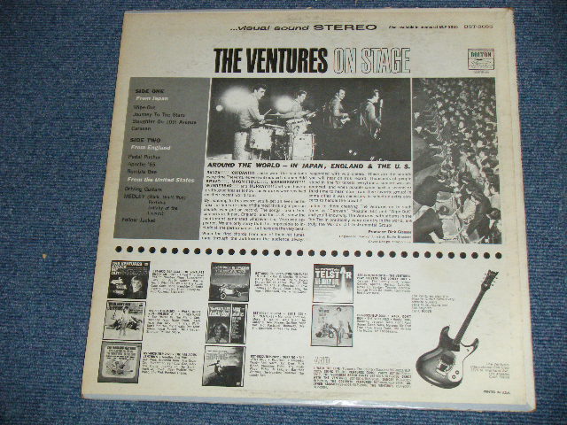 画像: THE VENTURES - ON STAGE ( Matrix # A)BST-8035-1 /B)BST8035-2  ; "D" Mark Label:: Ex++/Ex+++) / 1966? Version US AMERICA  ORIGINAL STEREO Used   LP