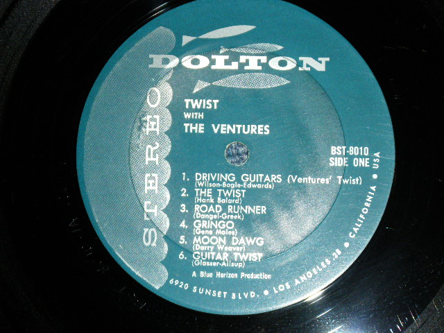 画像: THE VENTURES - TWIST PARTY VOL.2  ( 1st Press TURQUOISE Label : Matrix # A) BST-8014-1A-SIDE-1/B) BST-8014-1A-SIDE-2 : Ex++/Ex+++ Looks:Ex++ ) / 1962 US AMERICA ORIGINAL  STEREO  Used  LP 