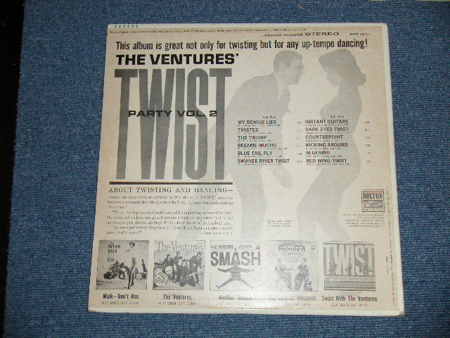 画像: THE VENTURES - TWIST PARTY VOL.2  ( 1st Press TURQUOISE Label : Matrix # A) BST-8014-1A-SIDE-1/B) BST-8014-1A-SIDE-2 : Ex++/Ex+++ Looks:Ex++ ) / 1962 US AMERICA ORIGINAL  STEREO  Used  LP 