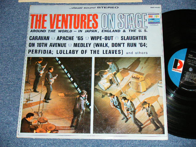 画像1: THE VENTURES - ON STAGE ( Matrix # A)BST-8035-1 /B)BST8035-2  ; "D" Mark Label:: Ex++/Ex+++) / 1966? Version US AMERICA  ORIGINAL STEREO Used   LP