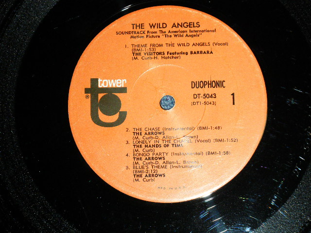 画像: ost Sound Track : V.A. OMNIBUS : DAVIE ALLAN & The ARROWS - THE WILD ANGELS ( Ex-/Ex)   /  1966 US AMERICA "DUOPHONIC STEREO"  Used  LP 