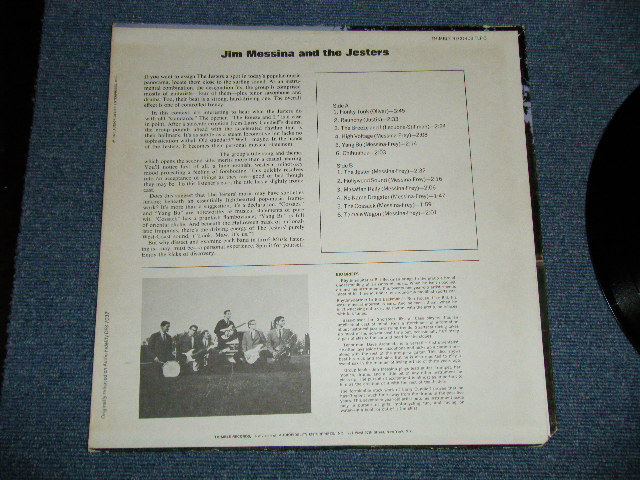 画像: JIM MESSINA AND THE JESTERS - JIM MESSINA AND THE JESTERS  ( Ex++/Ex+++ ) / 1973 US AMERICA REISSUE "WHITE LABEL PROMO" Used LP 