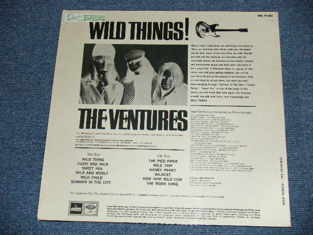 画像: THE VENTURES - WILD THINGS  ( Ex++/Ex+++ ) / 1966 WEST-GERMANY GERMAN   ORIGINAL STEREO Used   LP