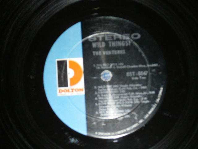 画像: THE VENTURES - WILD THINGS ( Matrix # A)BST-8047-1-SIDE 1 / B)BST8047-2-SIDE-2 1   ; "D" Mark Label:: Ex,Ex+/Ex++ Looks:Ex+ ) / 1966 Version US AMERICA  ORIGINAL STEREO Used   LP