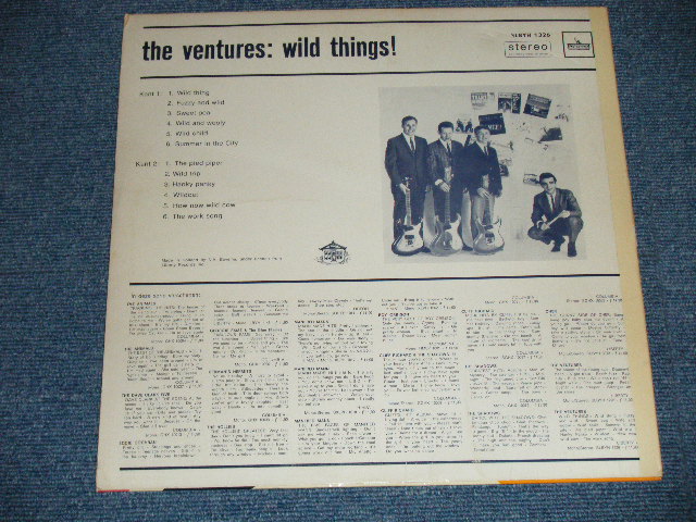 画像: THE VENTURES - WILD THINGS  ( Ex++/Ex+++ ) / 1966? HOLLAND ORIGINAL STEREO Used   LP