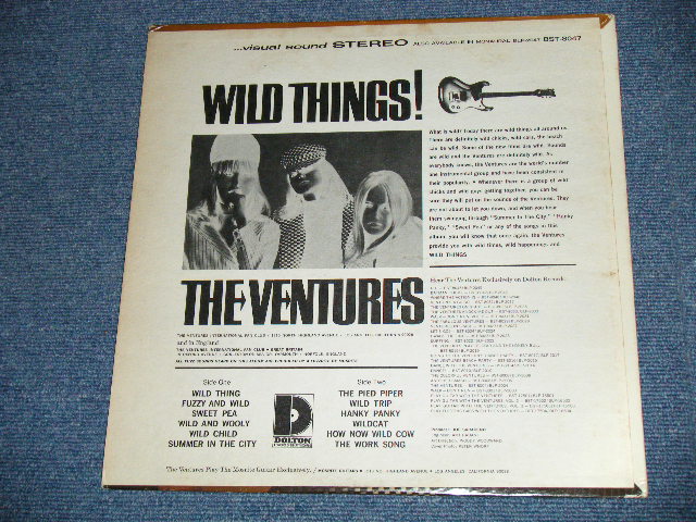 画像: THE VENTURES - WILD THINGS ( Matrix # A)BST-8047-1 "SUNSET SOUND" / B)BST8047-2 R "SUNSET SOUND"  ; "D" Mark Label:: FC) MINT-,BC) Ex++/MINT-) / 1966 Version US AMERICA  ORIGINAL STEREO Used   LP