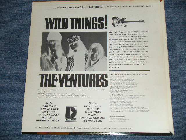 画像: THE VENTURES - WILD THINGS ( Matrix # A)BST-8047-1-SIDE 1 / B)BST8047 SIDE-2 1   ; "D" Mark Label:: Ex+/VG+++ ) / 1966 Version US AMERICA  ORIGINAL STEREO Used   LP