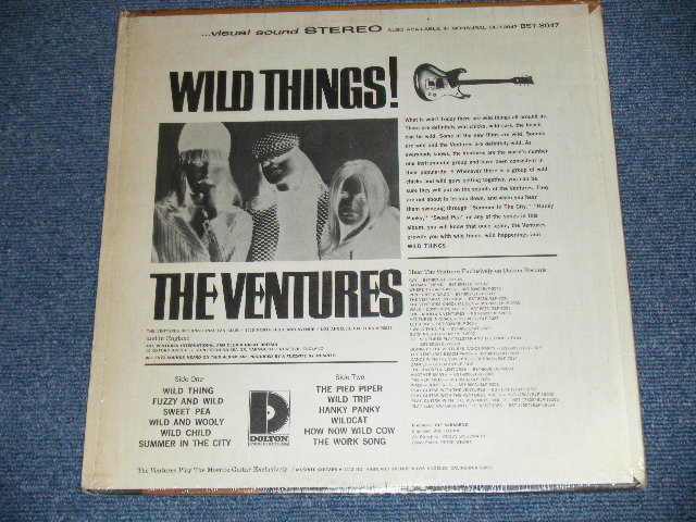 画像: THE VENTURES - WILD THINGS ( Matrix # A)BST-8047-1 "SUNSET SOUND" / B)BST8047-2 "SUNSET SOUND"  ; "D" Mark Label:: Ex+++/Ex+++) / 1966 Version US AMERICA  ORIGINAL STEREO Used   LP