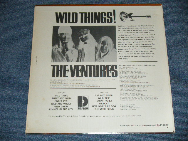 画像: THE VENTURES - WILD THINGS ( Matrix # A)BLP-2047-1 SIDE 1  / B)BLP-2047-SIDE 2 1  ; "D" Mark Label:: MINT- / Ex++ Looks:Ex+++) / 1966 Version US AMERICA  ORIGINAL MONO  Used   LP