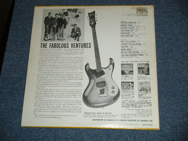 画像: THE VENTURES - THE FABULOUS VENTURES ( Ex++/MINT-) / 1964 CANADA  ORIGINAL? "MAROON Label" MONO Used   LP