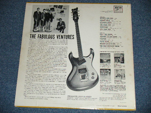 画像: THE VENTURES - THE FABULOUS VENTURES ( Matrix # A)BLP-2029 1 US PAT #RE 23.9458  GB PAT # 713.418 / B)BLP-2029-1-SIDE 2 US PAT #RE 23.946  GB PAT # 713.418; DARK BLUE with BLACK Print Label : Ex/Ex+++) / 1964  US AMERICA  ORIGINAL "2nd press Label" MONO Used   LP