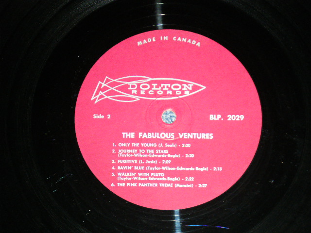 画像: THE VENTURES - THE FABULOUS VENTURES ( Ex++/MINT-) / 1964 CANADA  ORIGINAL? "MAROON Label" MONO Used   LP