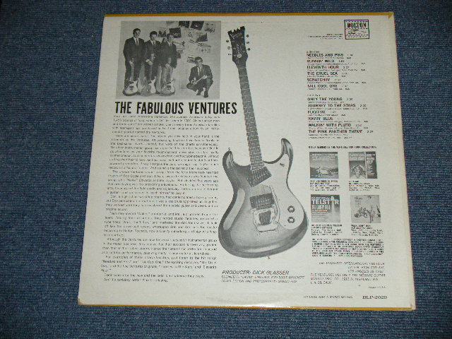 画像: THE VENTURES - THE FABULOUS VENTURES ( Matrix # A)BLP-2029 SIDE #1(1-B) / B)BLP-2029 SIDE-TWO  1A ; DARK BLUE with BLACK Print Label: Ex++/Ex+++ A-6:Ex,B-1~4;Ex) / 1964  US AMERICA  ORIGINAL "2nd press Label" MONO Used   LP