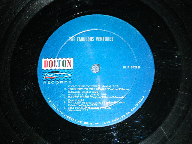 画像: THE VENTURES - THE FABULOUS VENTURES ( Matrix # A)BLP-2029 A-1/ B)BLP-2029 B-1 B ; DARK BLUE with SILVER Print Label:  Ex/Ex+ Looks:Ex-) / 1964  US AMERICA  ORIGINAL "1st press Label" MONO Used   LP