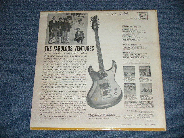 画像: THE VENTURES - THE FABULOUS VENTURES ( Matrix # A)BLP-2029 SIDE-ONE  1A / B)BLP-2029 SIDE-TWO  1A ; DARK BLUE with BLACK Print Label: Ex-/Ex++) / 1964  US AMERICA  ORIGINAL "2nd press Label" MONO Used   LP