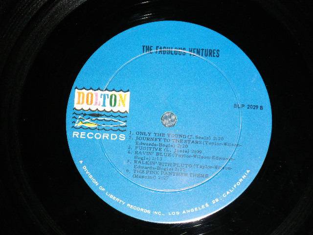 画像: THE VENTURES - THE FABULOUS VENTURES ( Matrix # A)BLP-2029 A-1/ B)BLP-2029 B-1 ; DARK BLUE with BLACK Print Label: Ex+,Ex++/Ex++ Looks : Ex+++) / 1964  US AMERICA  ORIGINAL "2nd press Label" MONO Used   LP