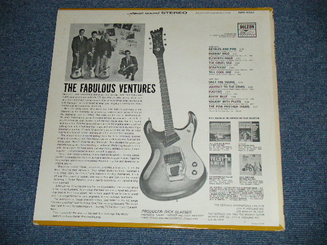 画像: THE VENTURES - THE FABULOUS VENTURES ( Matrix # A)BST-8029-1B SIDE-1  / B)BST-8029 SIDE #2 (1-A); DARK BLUE with BLACK Print Label (Ex++/Ex+++) / 1964  US AMERICA  ORIGINAL "2nd press Label" STEREO Used   LP