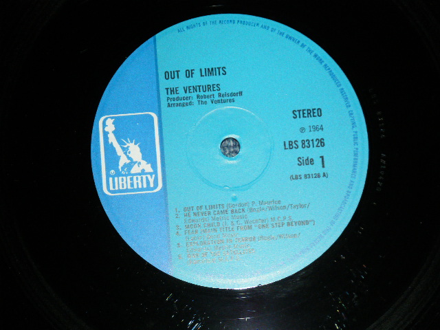 画像: THE VENTURES - OUT OF LIMITS ( Ex+++/MINT-) / 1968 UK ENGLAND REISSUE Used LP 