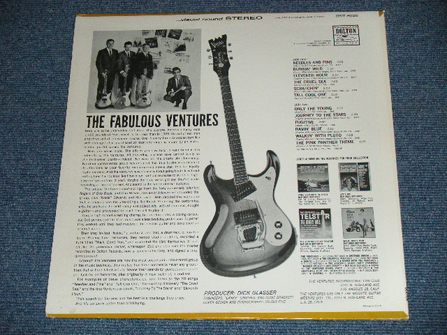 画像: THE VENTURES - THE FABULOUS VENTURES ( Matrix # A)BST-8029 SIDE-1 / B)BST-8029 SIDE-2-1) ; DARK BLUE with BLACK Print Label) (Ex++/MINT-  Looks:Ex+++ ) / 1964  US AMERICA  ORIGINAL "2nd press Label" STEREO Used   LP