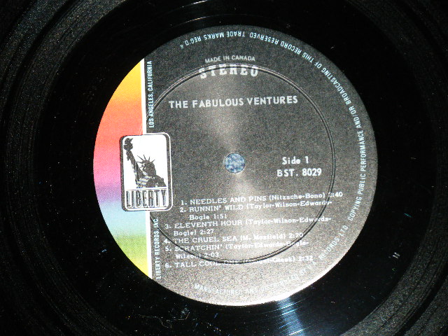 画像: THE VENTURES - THE FABULOUS VENTURES (Ex+++/Ex+++) / Late 1960's CANADA REISSUE STEREO Used   LP