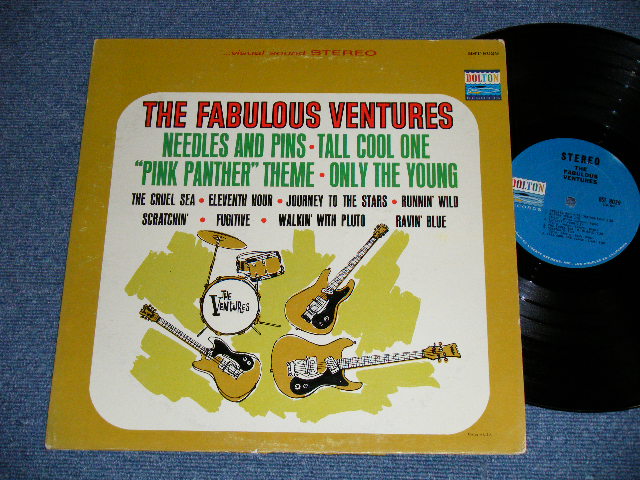 画像1: THE VENTURES - THE FABULOUS VENTURES ( Matrix # A)BST-8029 SIDE#1 (1-A)  / B)BST-8029 SIDE 2 1B  ; DARK BLUE with BLACK Print Label ( Ex/Ex+ : WARP  ) / 1964  US AMERICA  ORIGINAL "2nd press Label" STEREO Used   LP