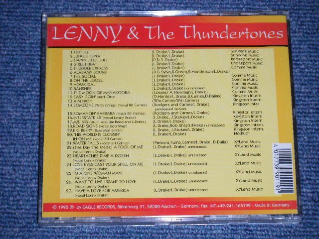 画像: LENNY & The THUNDERTONES  - LENNY & The THUNDERTONES (NEW)  / 1995 GERMAN GERMANY  ORIGINAL "BRAND NEW" CD