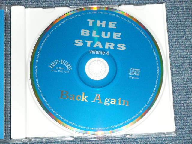 画像: THE BLUESTARS - VOL.4 BACK AGAIN (,MINT-/MINT)   /1996  HOLLAND ORIGINAL "PRESS CD" Used  CD