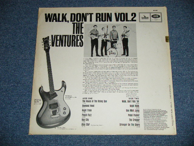 画像: THE VENTURES - WALK DON'T RUN VOL.2 ( Ex+/Ex+++ )   / 1964 GERMAN ORIGINAL Used   LP 