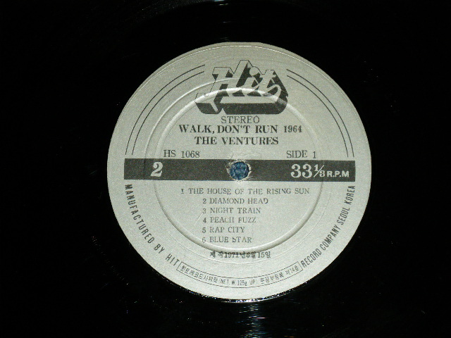 画像: THE VENTURES - WALK DON'T RUN 1964 ( Ex/Ex )   / 1971? KOREA  ORIGINAL Used   LP 