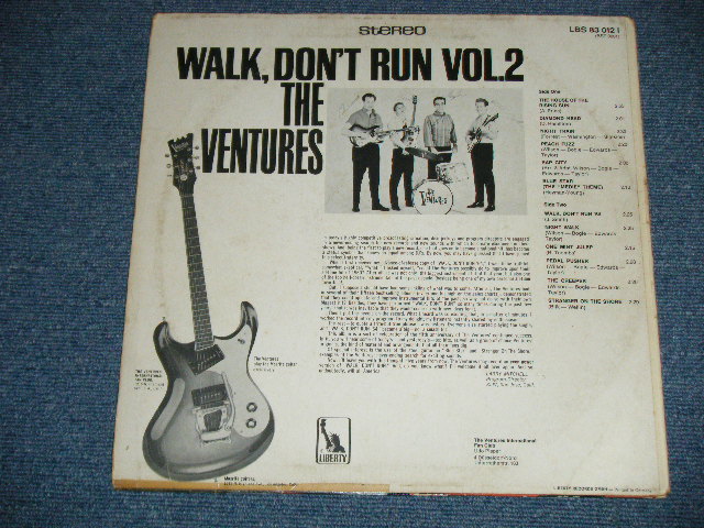 画像: THE VENTURES - WALK DON'T RUN VOL.2 ( Ex+/Ex+++ )   / 1968? WEST-GERMAN REISSUE "DIFFERENT Cover"  Used   LP 