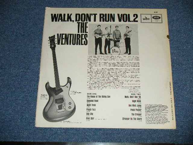 画像: THE VENTURES - WALK DON'T RUN VOL.2 ( Ex+++/MINT- )   / 1964 GERMAN ORIGINAL Used   LP 