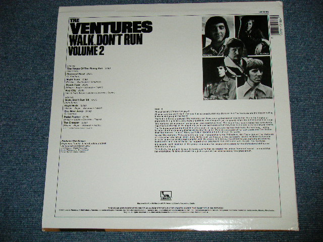 画像: THE VENTURES - WALK DON'T RUN VOL.2 ( Ex+++/MINT)  / 1982 US AMERICA REISSUE "10 TRACKS Version" "PROMO STAMP"  Used   LP 