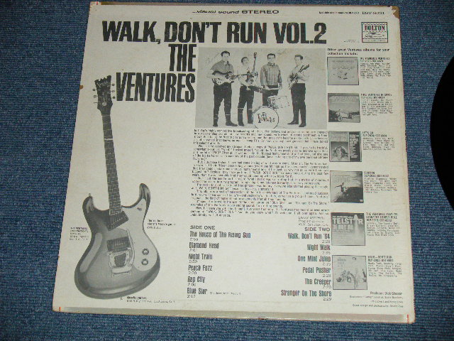 画像: THE VENTURES - WALK DON'T RUN VOL.2 : SWEAT SIRT Version (Matrix # BST-8031-A-1/ BST-8031-B-1 ) ( Ex-/Ex++ Looks:Ex+ )   / 1964 US AMERICA ORIGINAL "DARK BLUE with SILVER PRINT Label" STEREO Used LP 